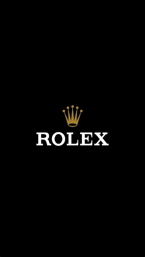 gold rolex logo black backgrounds